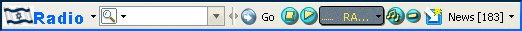 Israel Radio Toolbar Preview